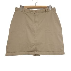 Lands' End | Women's Athleisure Khaki Golf Skorts (Size 14)